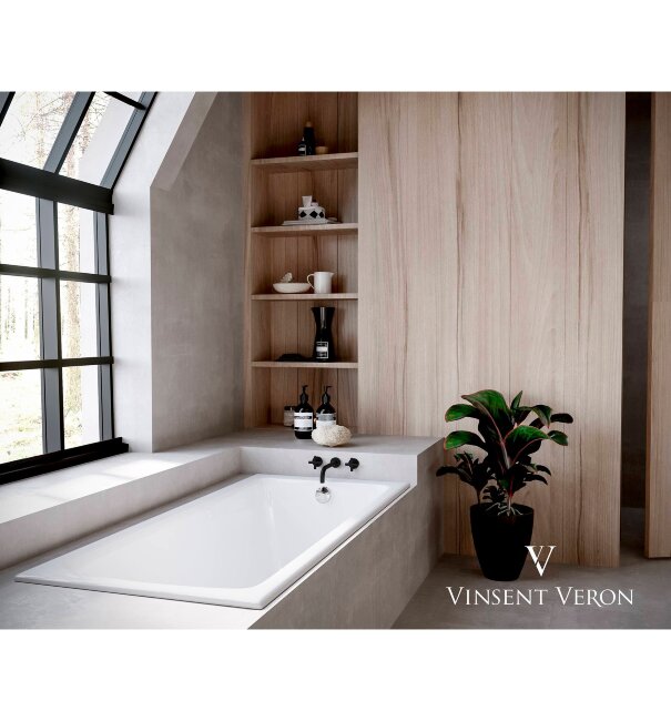 Ванна чугунная Vinsent Veron Devon 180x75 с отверстиями для ручек Ванна чугунная Vinsent Veron Devon 180x75 с отверстиями для ручек