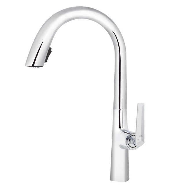 Смеситель Kaiser 09066 Strike для кухни с выдвижным изливом