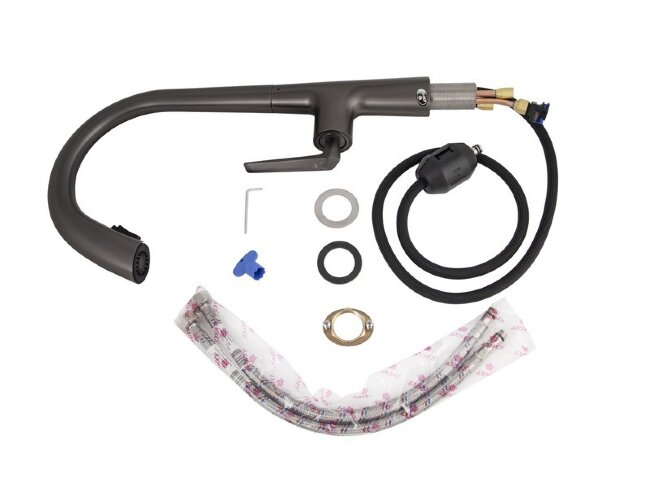 Смеситель Kaiser 09066-15 Strike для кухни с выдвижным изливом