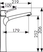 Смеситель Kaiser 49133 Stick для раковины Смеситель Kaiser 49133 Stick для раковины