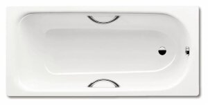 Стальная ванна Kaldewei Advantage Saniform Plus Star 170x75 mod. 336 с ручками, с покрытием Anti-Slip и Easy-Clean 133630003001  (133630003001)