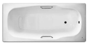 Стальная ванна BLB Atlantica 180x80 B80A handles с отверстиями под ручки  (B80A handles)