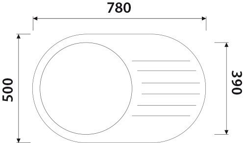 Мойка-Гранит Kaiser KGM-7750-S Мойка-Гранит Kaiser KGM-7750-S